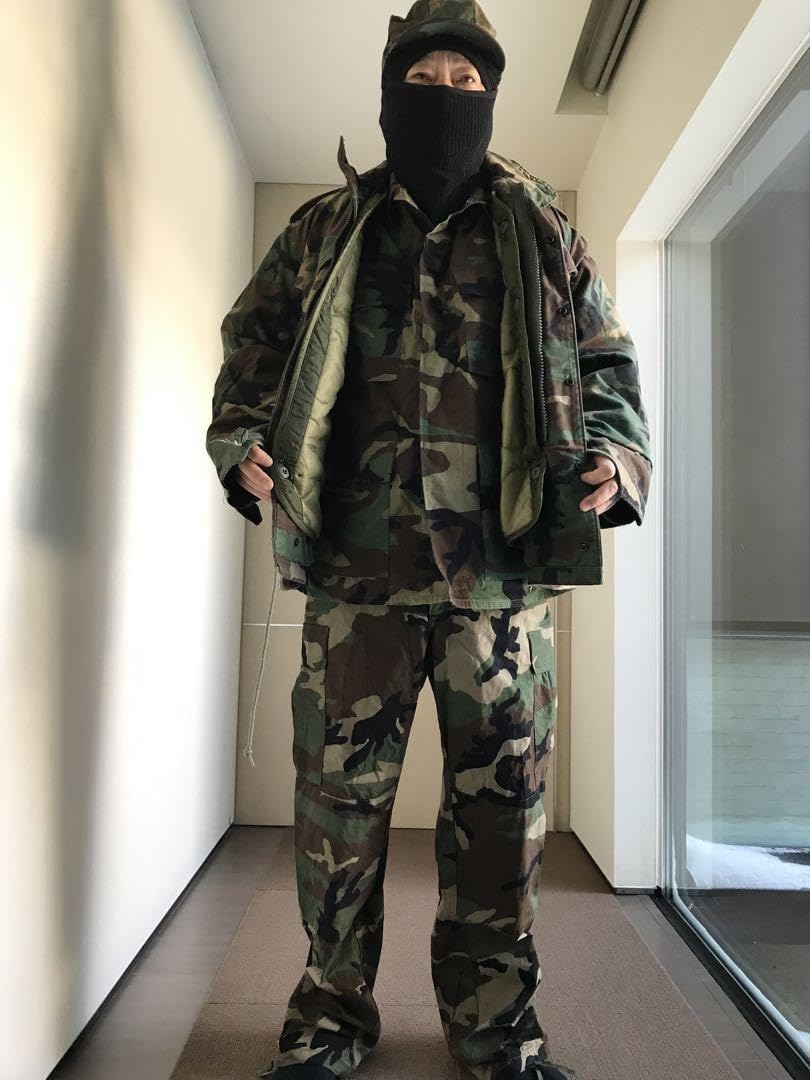Amazon.co.jp: 品 米軍海兵隊（帽子、上下服、防寒ジャケットのセット 