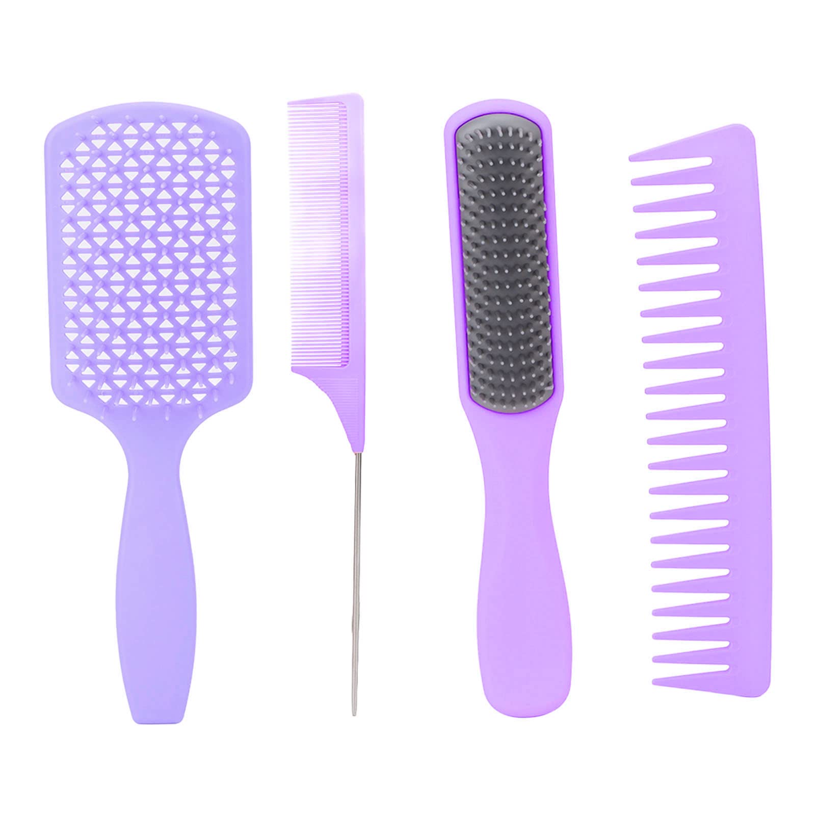 ヘアコームセット パドルブラシ ブラシ コーム ヘアセット テールコーム Amazon | 【ツーブロックスタイルのお供に】 ヘアコームセット