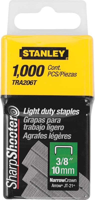 STANLEY 10mm Light-Duty Staple (1000 Pack)