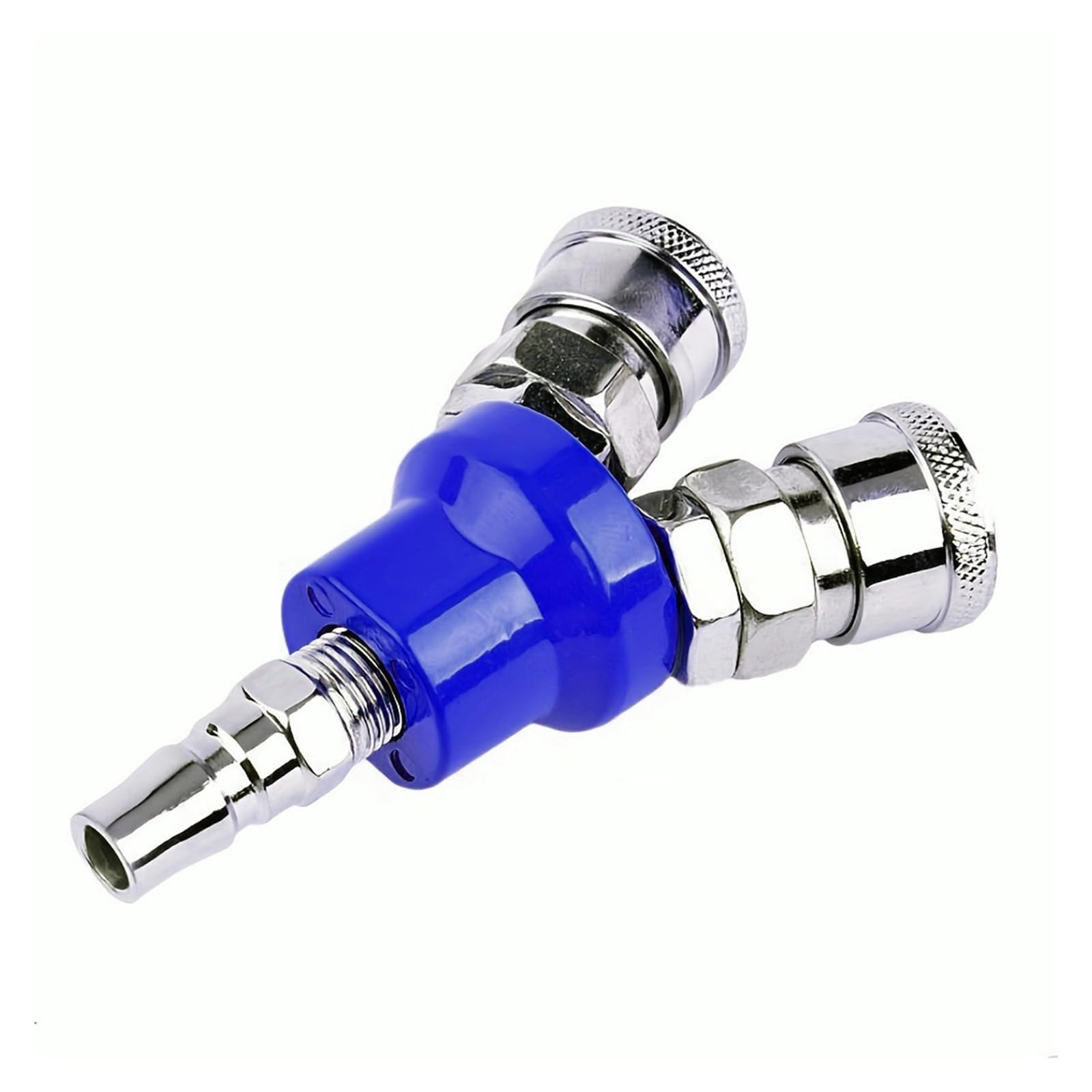 Pneumatic Connector for Air Compressor - SMV Round Two-Way SMY Round Three-Way Internal Thread Quick Connector - Pneumatic Tool(Round Two-Way)