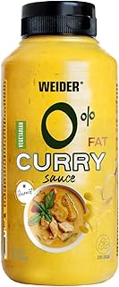 Gourmet 0% Fat Curry Sauce (265 ml). New Recipe Curry Dressing Sauce 0% Fat, 0% Sugar, 100% Flavour. Low Calorie. Ideal for salads, vegetables, meat and fish.