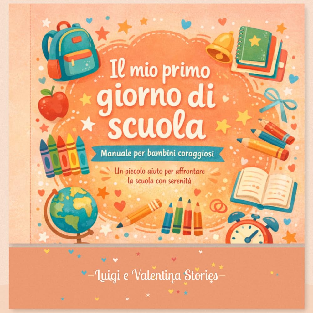 Il Mio Primo Giorno di Scuola: Manuale per Bambini Coraggiosi - Un Piccolo Aiuto per Affrontare la Scuola con Serenità 4-7 anni