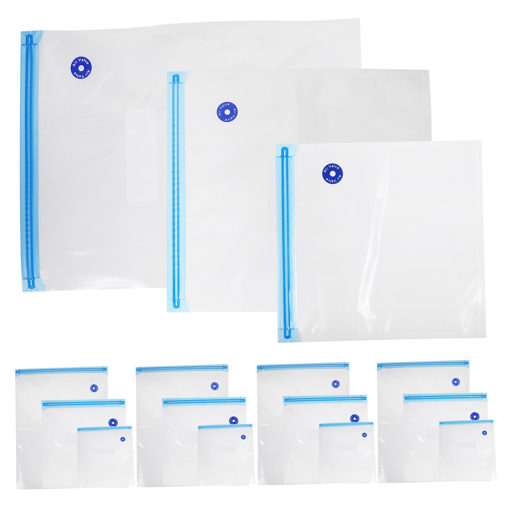 NAMOARLY 3 Sizes Food Preservation Sealing Bags Vacuum Sealer for Meat Pet Food Vegetables Dried Fruits