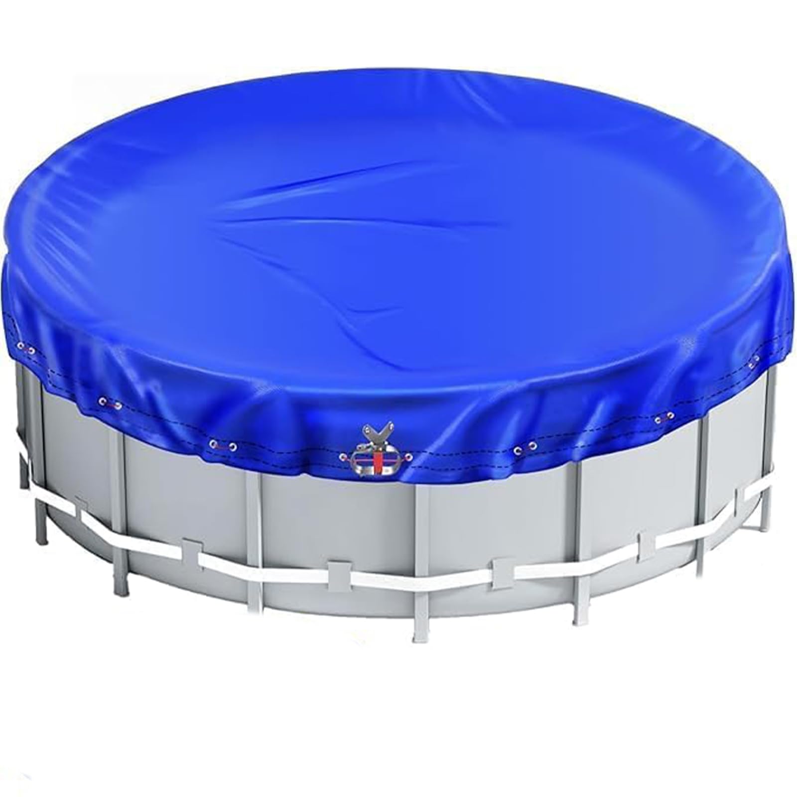 Bâche de piscine ronde 2,4 m bâche de protection bleue pour piscine hors sol