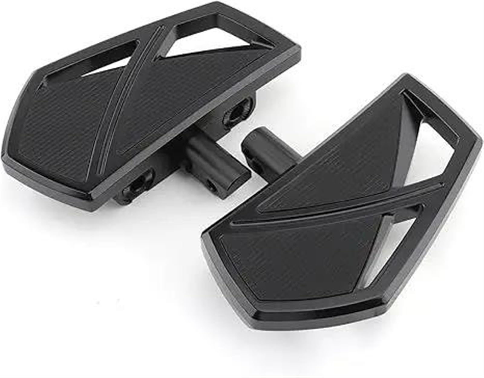 Vordere Fußrasten Motorräder Für Harley Für Softail Für Fat Boy Sport Glide FLSB Street Bob FXBB Fat Bob 2018-2023 Motorrad Dielen Phantom Front Fußrasten Motorrad Hinten Set(Rear Floorboards B)