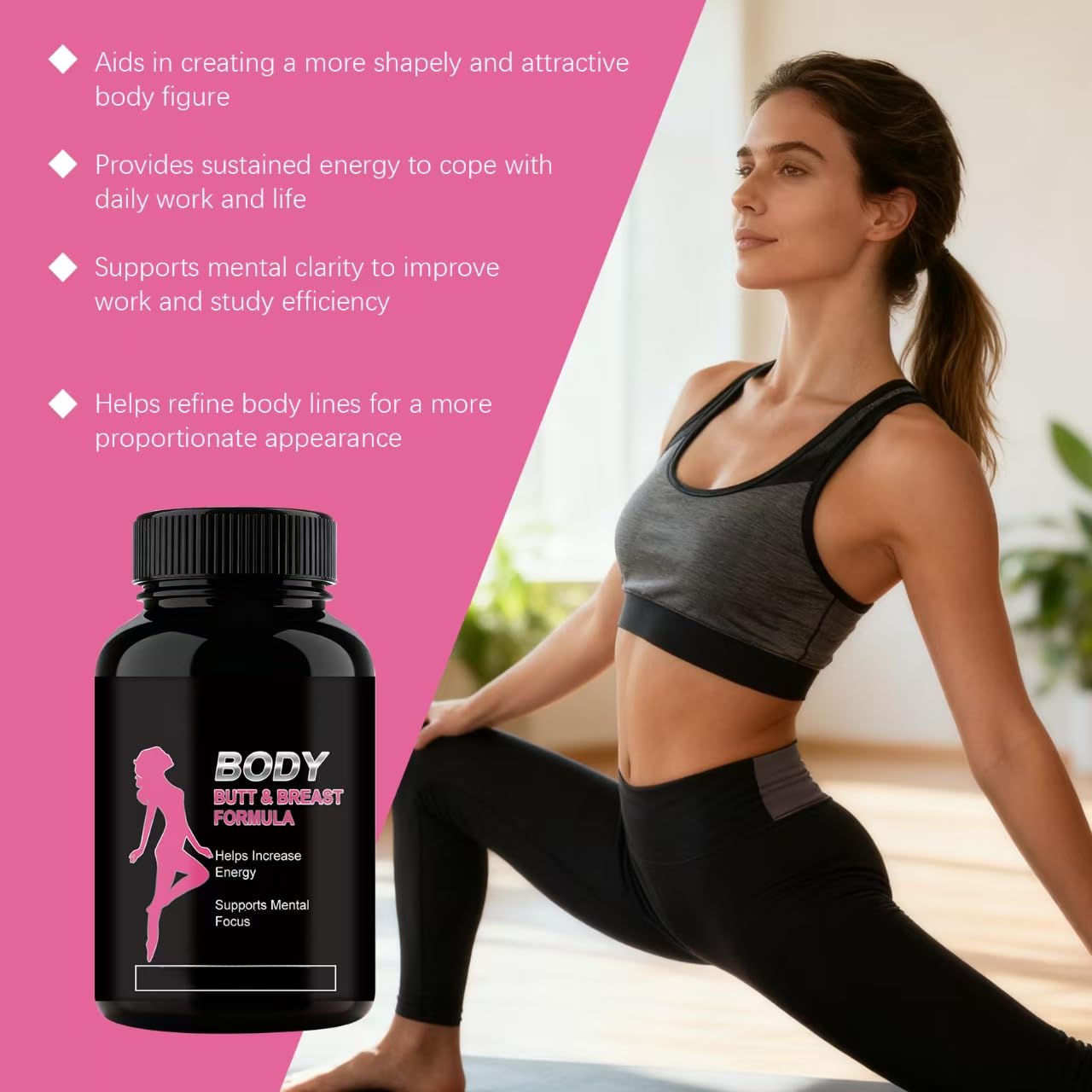 per la crescita dei glutei e l'aumento del seno per vita sottile | Modella le curve perfette del seno
