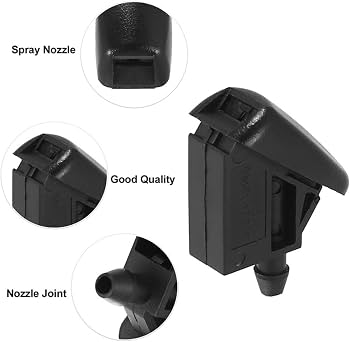 2 Boquillas De Chorro Para Limpiaparabrisas – Compatibles Con Ford Fiesta (2001-2008) Y Focus MK2/MK3 (2005-2012)