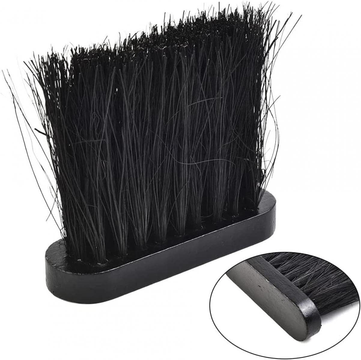 Brosses de Cheminée Tête de Brosse de Remplacement Pack de Recharge Manche en Bois (2PCS)