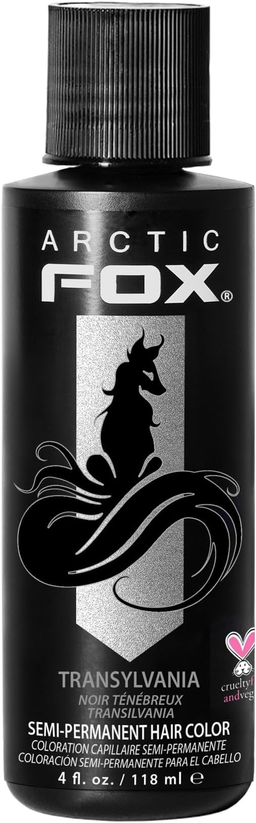 Vegan and Cruelty-Free Semi-Permanent Hair Color Dye (4 Fl Oz, TRANSYLVANIA)