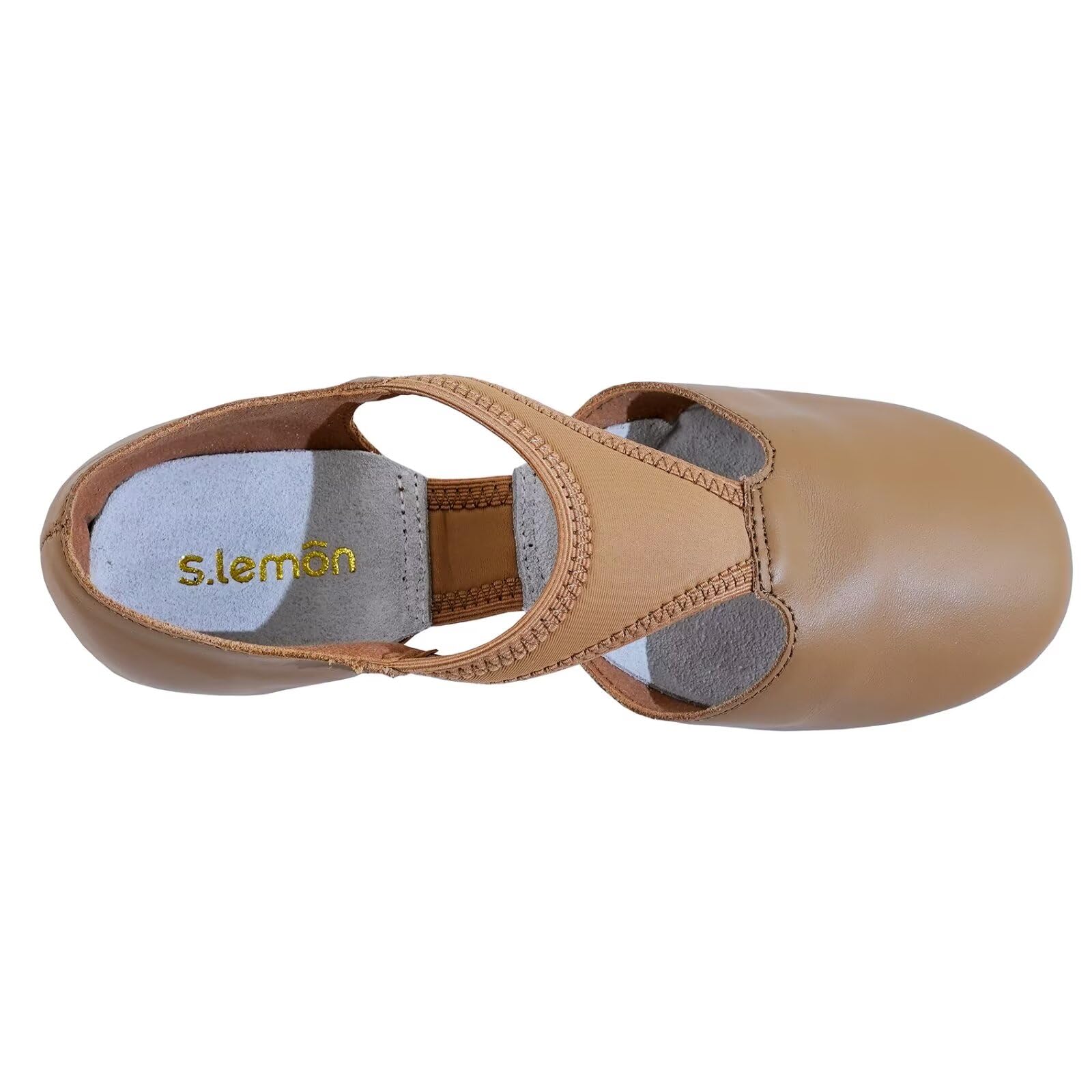 Donna Nero Pelle Scarpa da Ballo Jazz Ballet Grecian Sandal