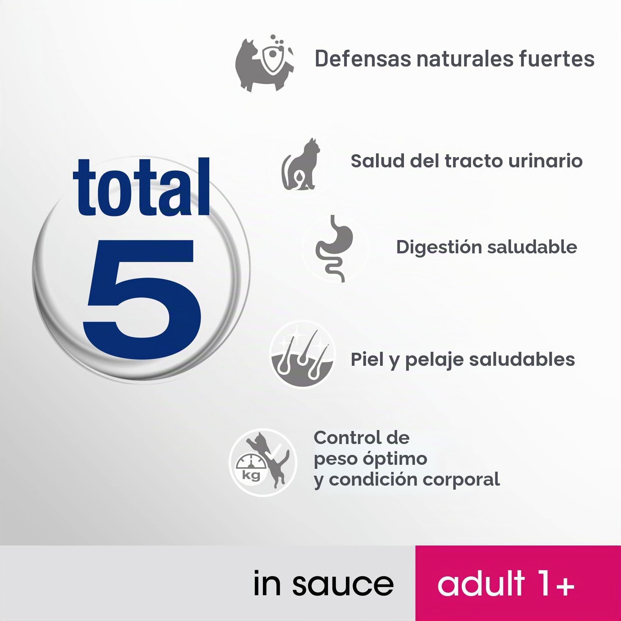 Perfect Fit Bolsas de comida húmeda para gatos - Nutrición avanzada para gatos adultos 1+, selección mixta en salsa, paquete de 4 (4 x 12 bolsas x 85 g)