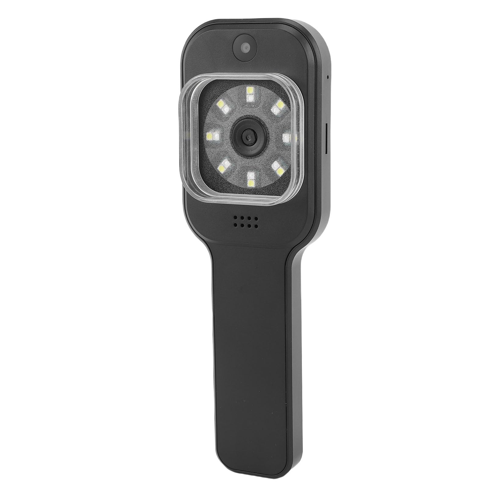 Generic Microscopio Digital de Bolsillo Material ABS Aumento Ajustable 5-500X Tiempo de Trabajo de 2,3 H 16 Luces LED Capacidad de Batería de 1200 MAh (Black)