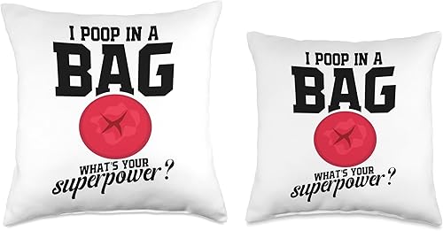 Miniatura 3 de Colostomy Kiss My Stoma Stoma Surgery Survivor Colostomy Throw Pillow