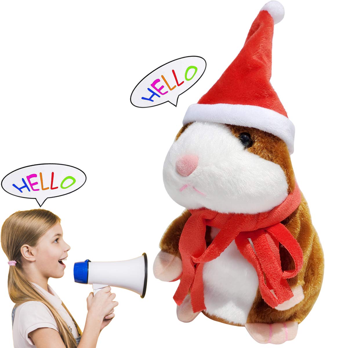 Mimicry Talking Hamster Cat Toy M Jump Talking Hamster Repeats