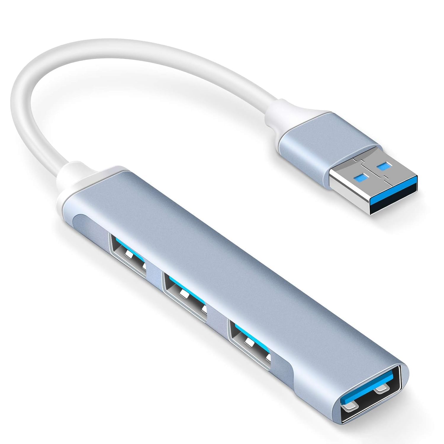 BLACK CROWN 4 Port USB Hub, 4 in 1 USB 3.0 High Speed USB Hub, USB 3.0 to 4 Port USB 3.0 Port Splitter Adapter, USB Port Expander, USB 3.0 Multiport Hub for Laptop/PC etc. (Multicolour)-picture-16