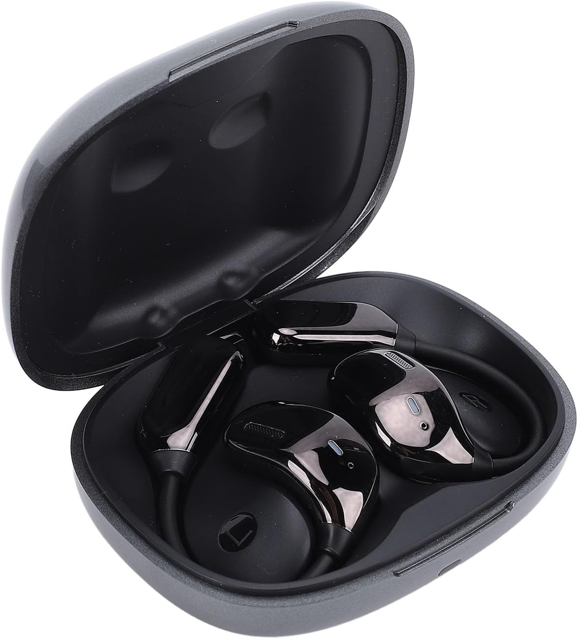 Jiawu Real Time Translation Earbuds, 80 Languages 14 Accents 97 Accuracy 0.5s Delay Translator Earbuds, Bluetooth Translation Device with 4 Modes 6h Battery for Travel Business