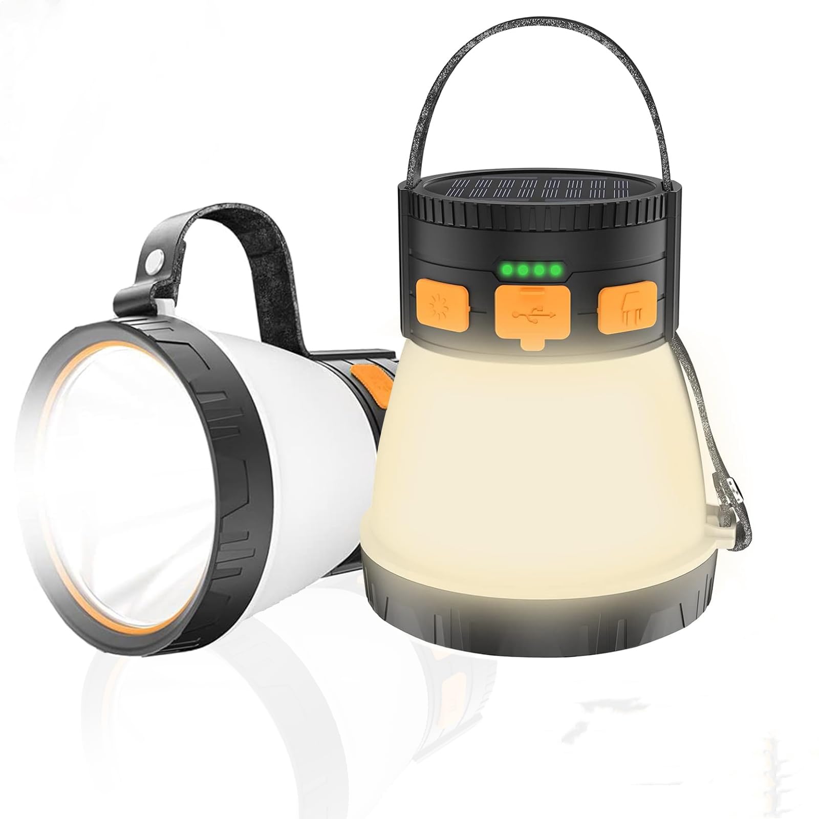 iToncs 1500 Lumens 2-Pack Solar Lantern