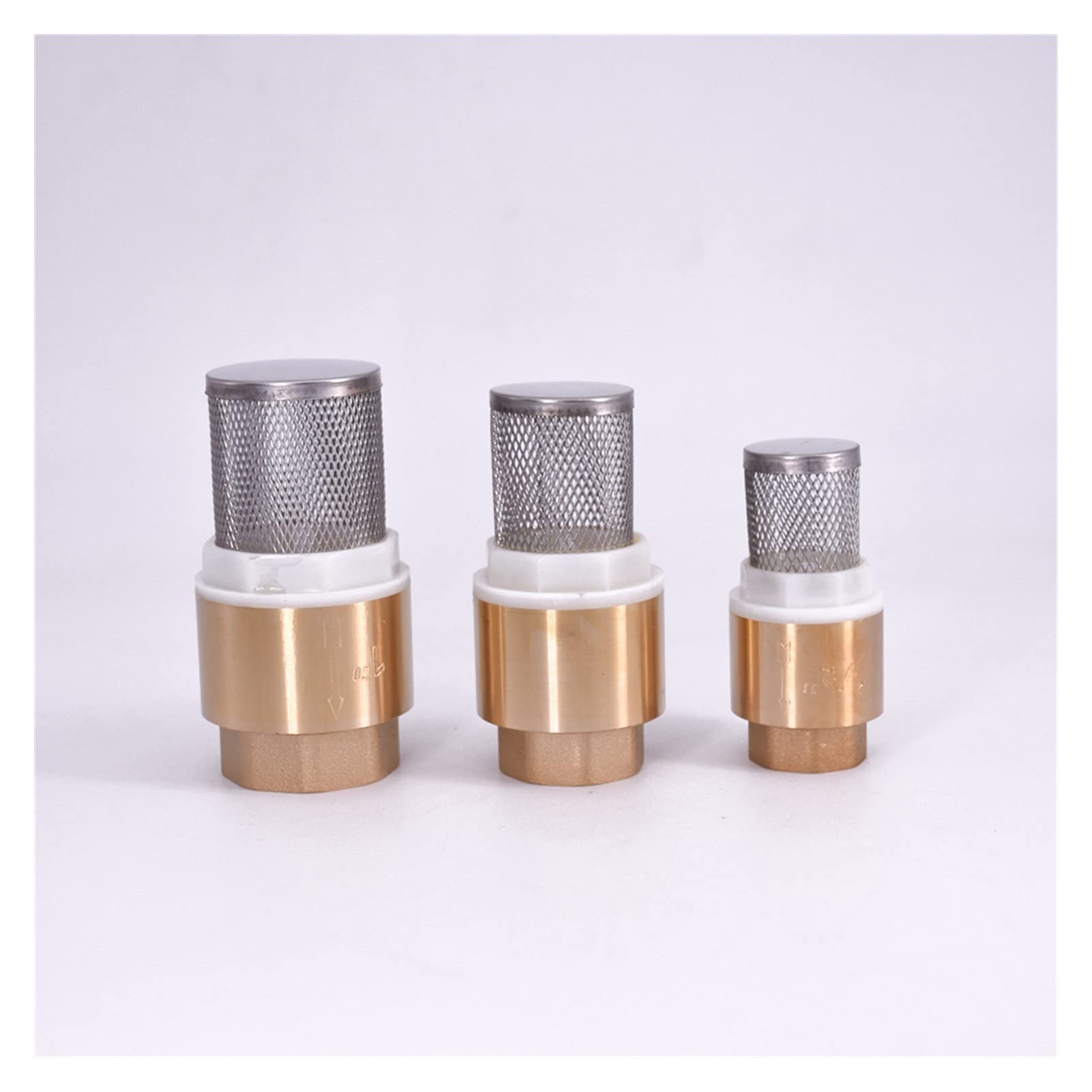 VSPPJYFG Ball Valve Hot And Cold Water Stop 1/2" 3/4" 1" -2" BSPP Female Threaded Brass Check Valve With Steel Strainer For Plumbing Pump