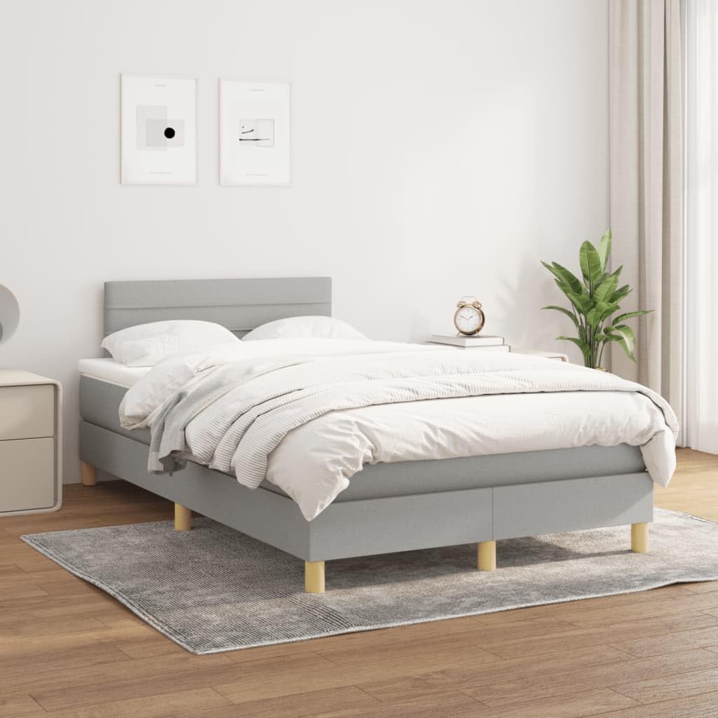 Cama con somier con cabecero regulable en altura y colchón de muelles ensacados para un apoyo de dureza media, incluye cubrecolchón respetuoso con la piel