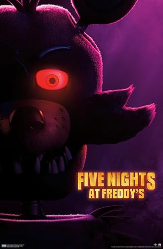 Trends International Five Nights at Freddy's Movie - Póster de pared de Foxy One Sheet 22.37 x 34.00 pulgadas, versión premium sin marco
