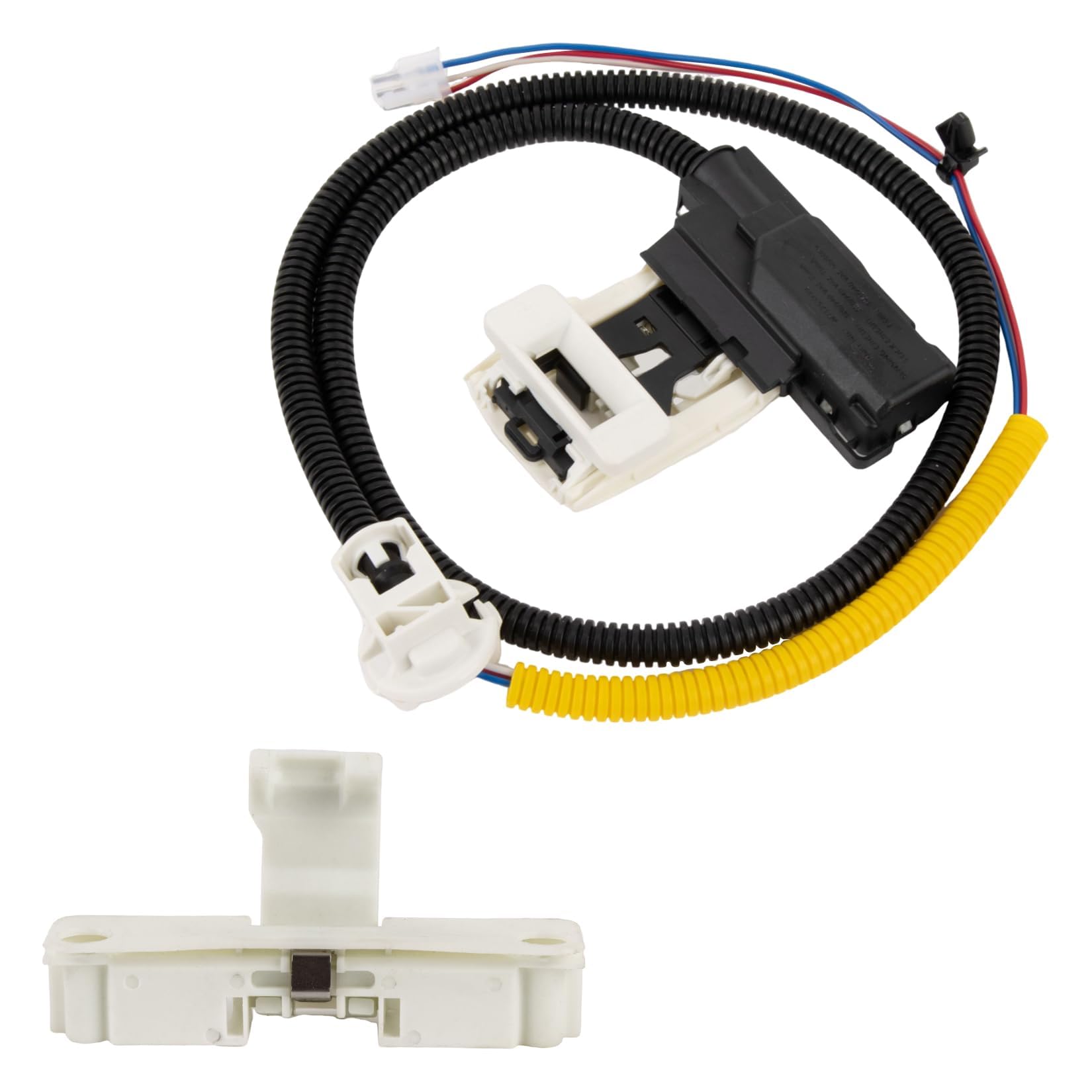 Serrure de couvercle W11307244 pour lave-linge avec gâche W10682535