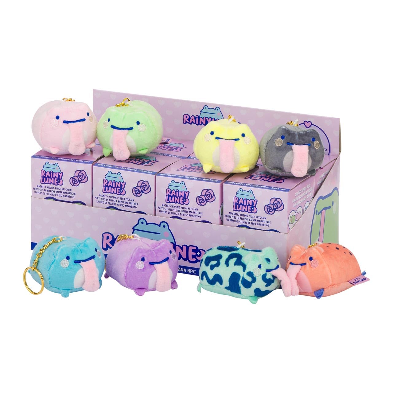 Amazon.com: AQI Rainylune Kissing NPC Frogs Plush Blind Box