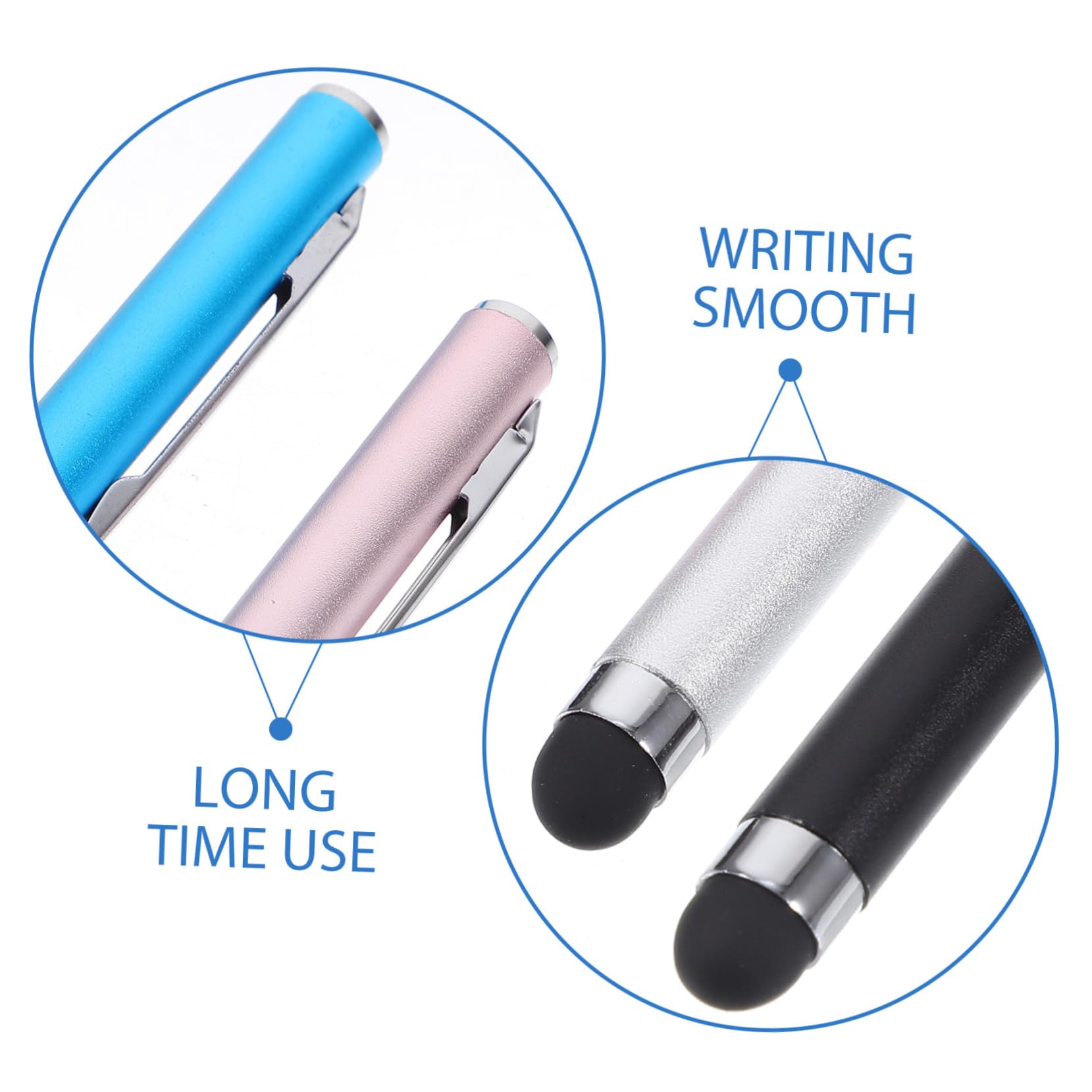 BESTonZON 16piezas Lápiz Capacitivo para Pantallas Táctiles Bolígrafo Digital para Smartphones y Tablets para Dibujo y De