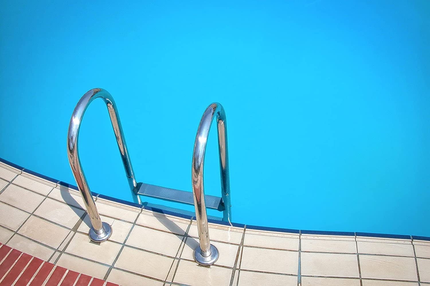 PECTRO Schwimmbadfarbe für Becken 4L - Beton Poolfarbe für Zement - Verhindert Algenbildung - Schwimmbeckenfarbe (Ozeanblaue)