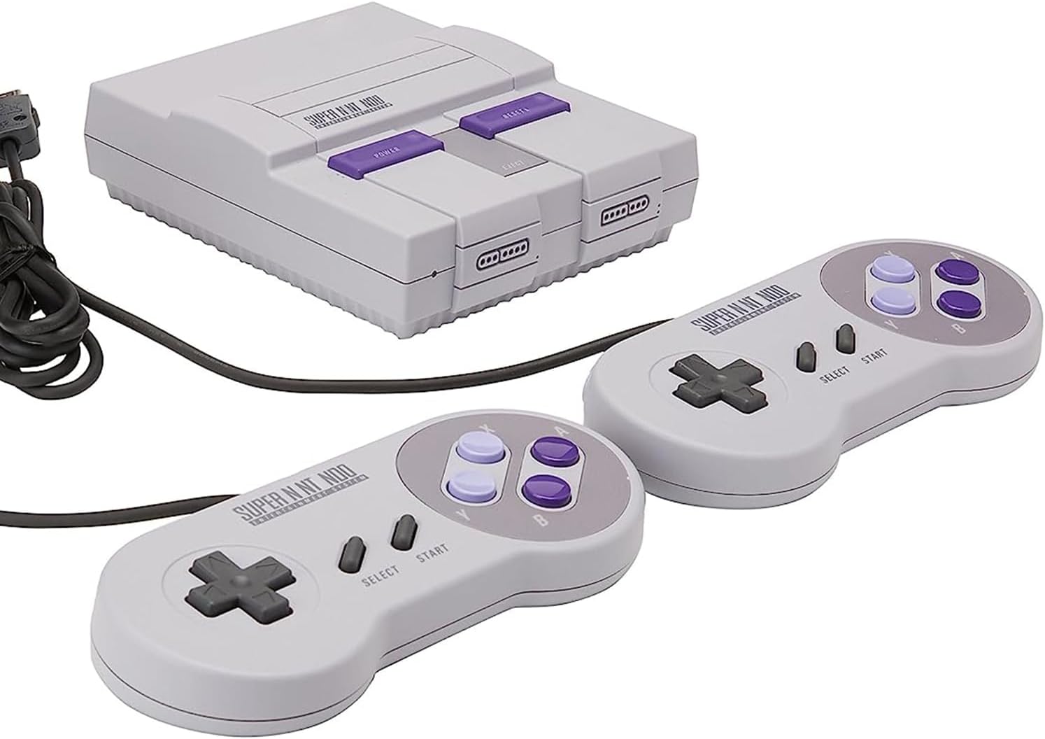 Video Gaming Console Super for NES Classic Edition System Mini for SNES, Pre Loaded 20+1 Original Official for SNES Games with HDMI Output