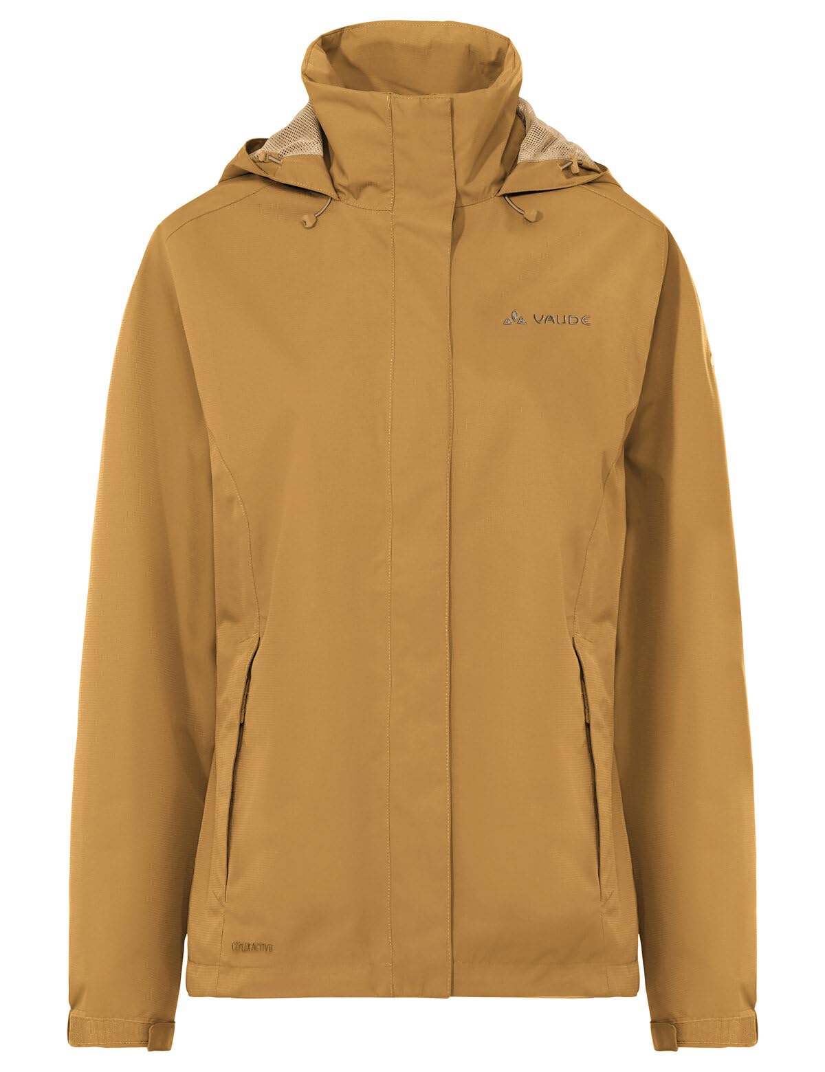 VAUDE Escape Light Regenjacke für Damen – Peanut Butter – Gr. 50