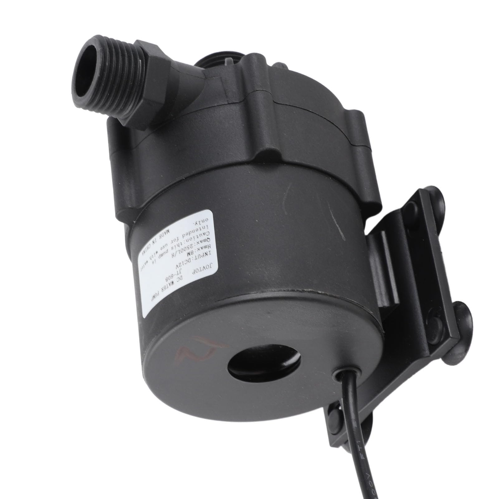 Bomba de agua sin escobillas DC 12V JT 60B ​​- Mini impulsor sumergible para acuarios y fuentes - Construcción en plástico de ingeniería con gran caudal de 2500 m3 por h -