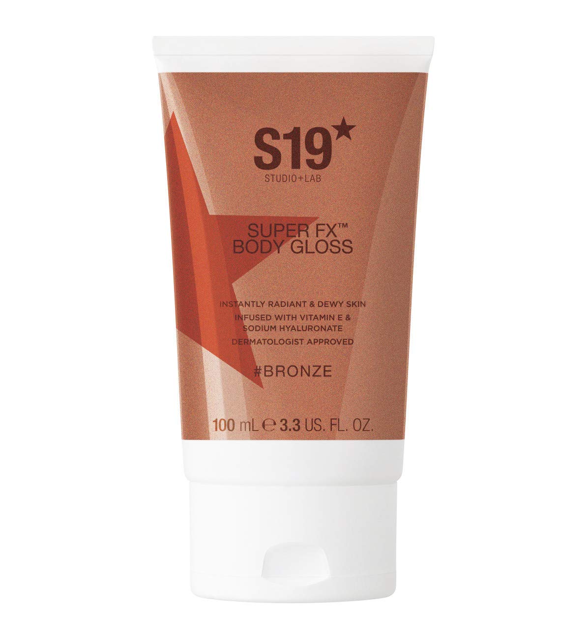 S19 SUPER FX Body Gloss, BRONZE - Highlights & Perfects Skin, Instant Glossy & Dewy Look - 100ml