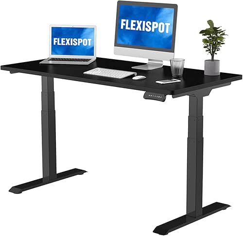FLEXISPOT E7 Pro Electric Standing Desk 3-Stage Dual Motor 48x30