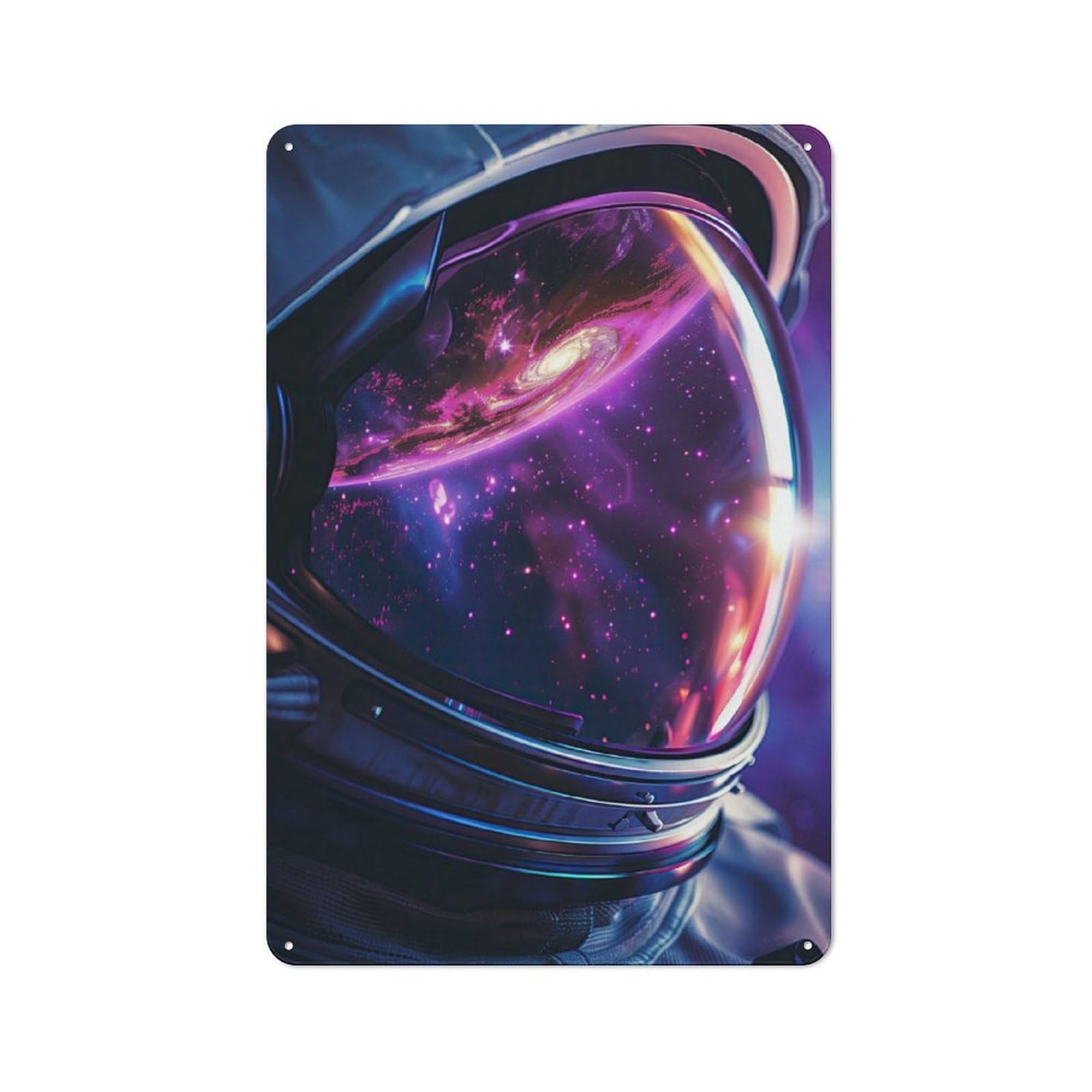 Junmoney Galactic Gaze For Garden Room Or Summerhouse, Rustic Tin Sign 30X20cm, Tin Sign Wall Decor For Garden Rooms And Summerhouses