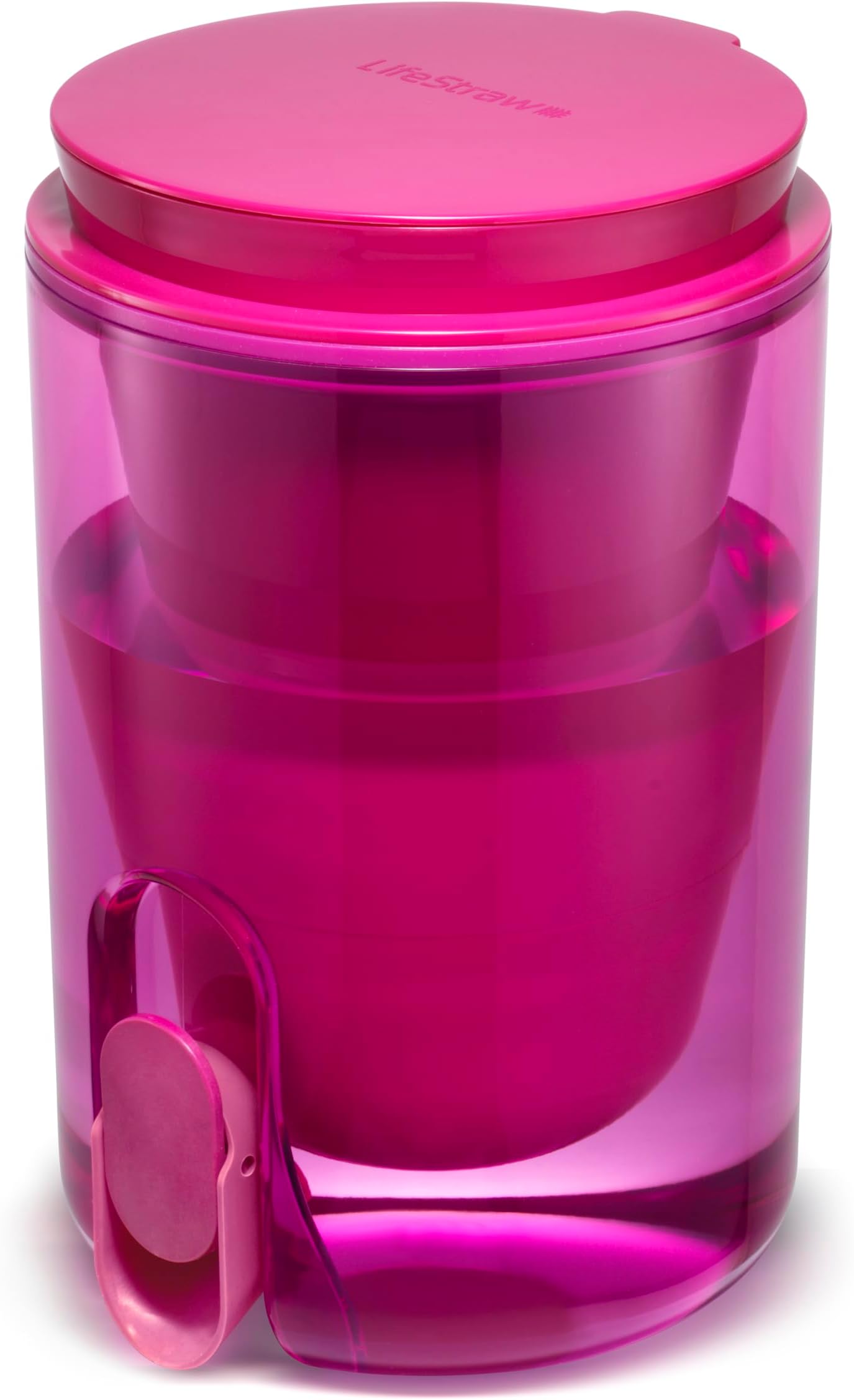 LifeStraw Home Studio Water Filter Dispenser, 10-Cup, Orchid Pink, BPA-Free Designed for Everyday Protects Against Bacteria, parasites, microplastics, PFAS, Lead, and Improves Taste