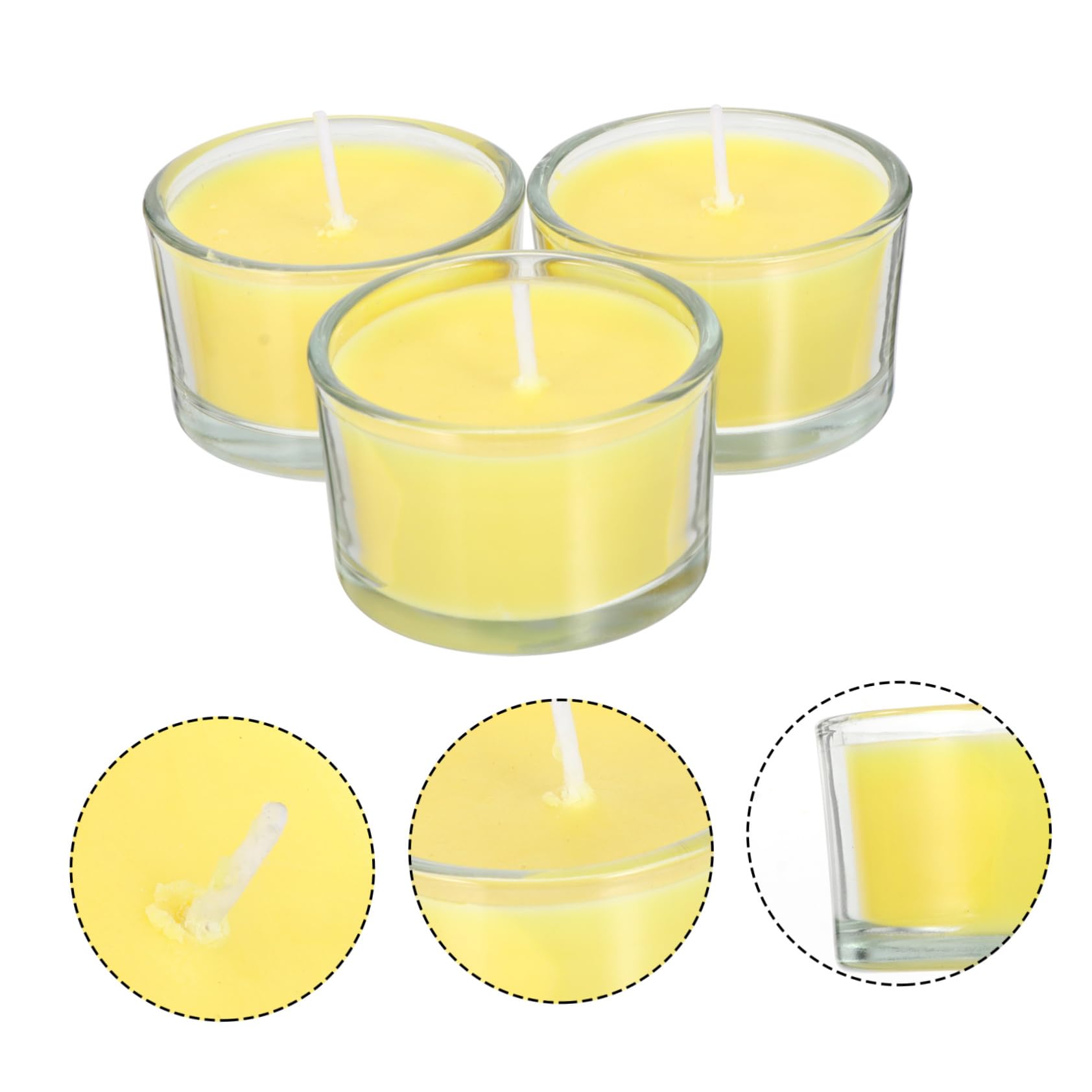 3pezzi Candela Per Piccole Candela Profumate Per Spa e Idea Per e Meditazione