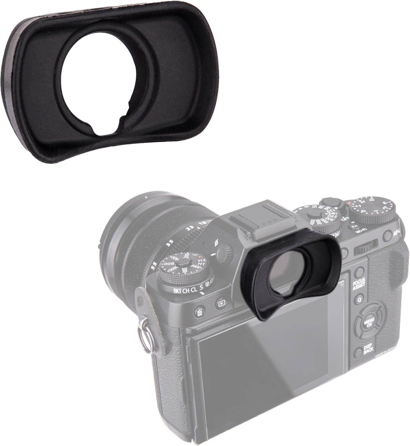 Miękki silikonowy zamiennik muszli ocznej ABS do Fujifilm EC-XT L, wizjer