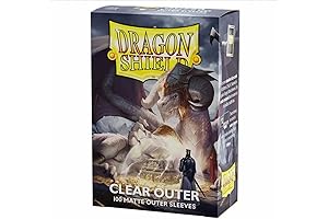 Dragon Shield Clear Sleeves: Matte Clear Outer Sleeves for TCGs