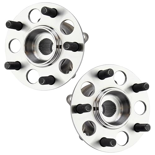 Miniatura 239 de TRQ Juego de 2 rodamientos de rueda delantera y conjunto de cubo compatible con Ford Mustang 2005-2007 2005-2014