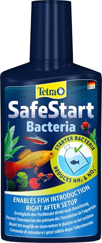 Tetra SafeStart Aquarienstarter - mit lebenden nitrifizierenden Bakterien, erlaubt den schnellen Einsatz von Fischen, 250 ml Flasche