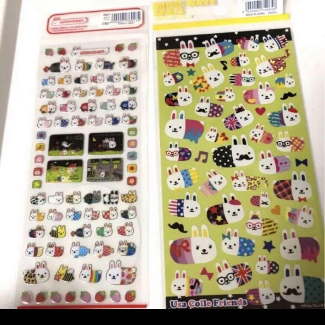 【セール中！激レア！！新品！】 平成レトロ！ ウサコレフレンズ　メッセージシール Amazon.co.jp: ウサコレフレンズ ウサコレ 平成レトロ シール 2