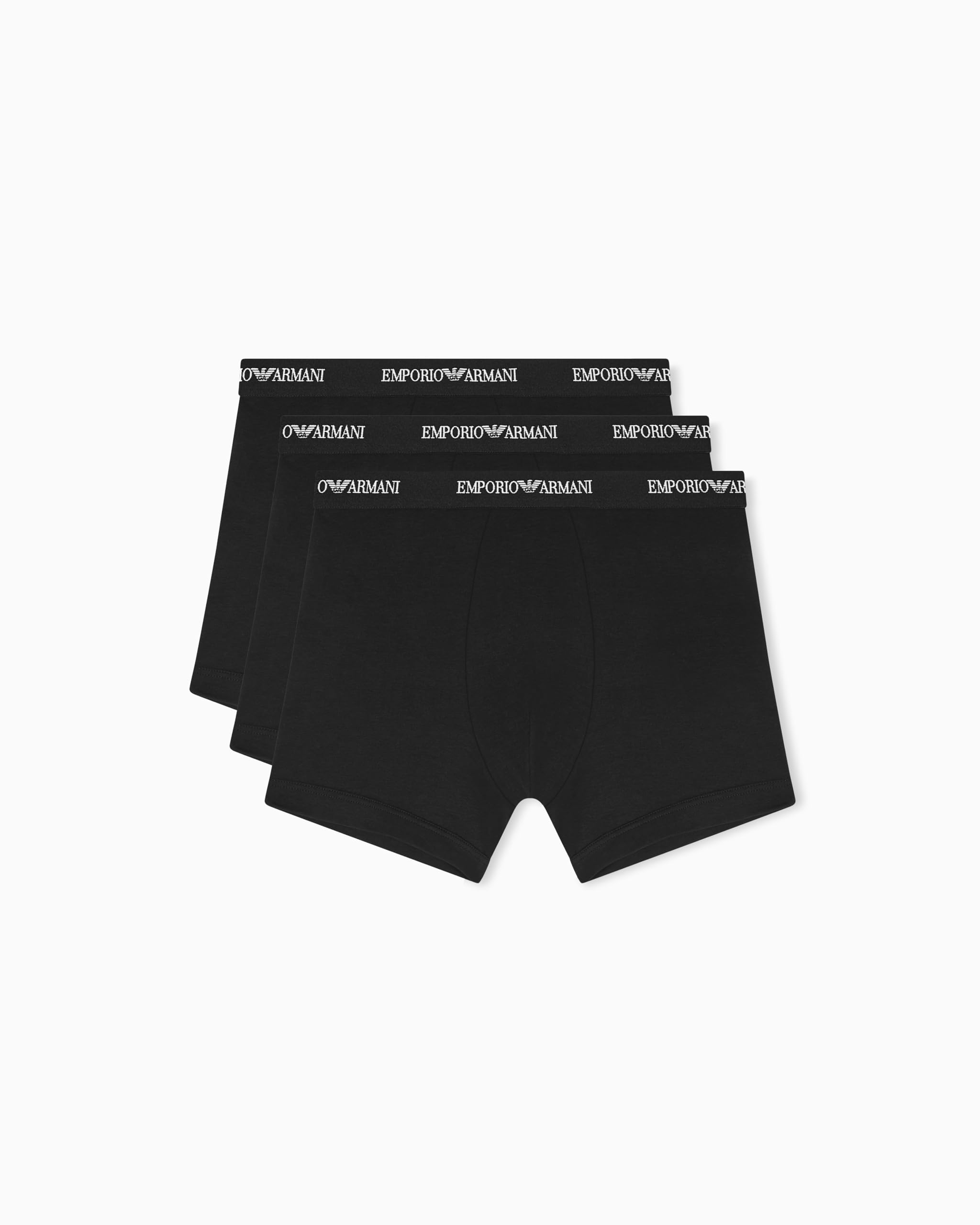 Emporio Armani Herren-Boxershorts, Schwarz/Schwarz/Schwarz, L