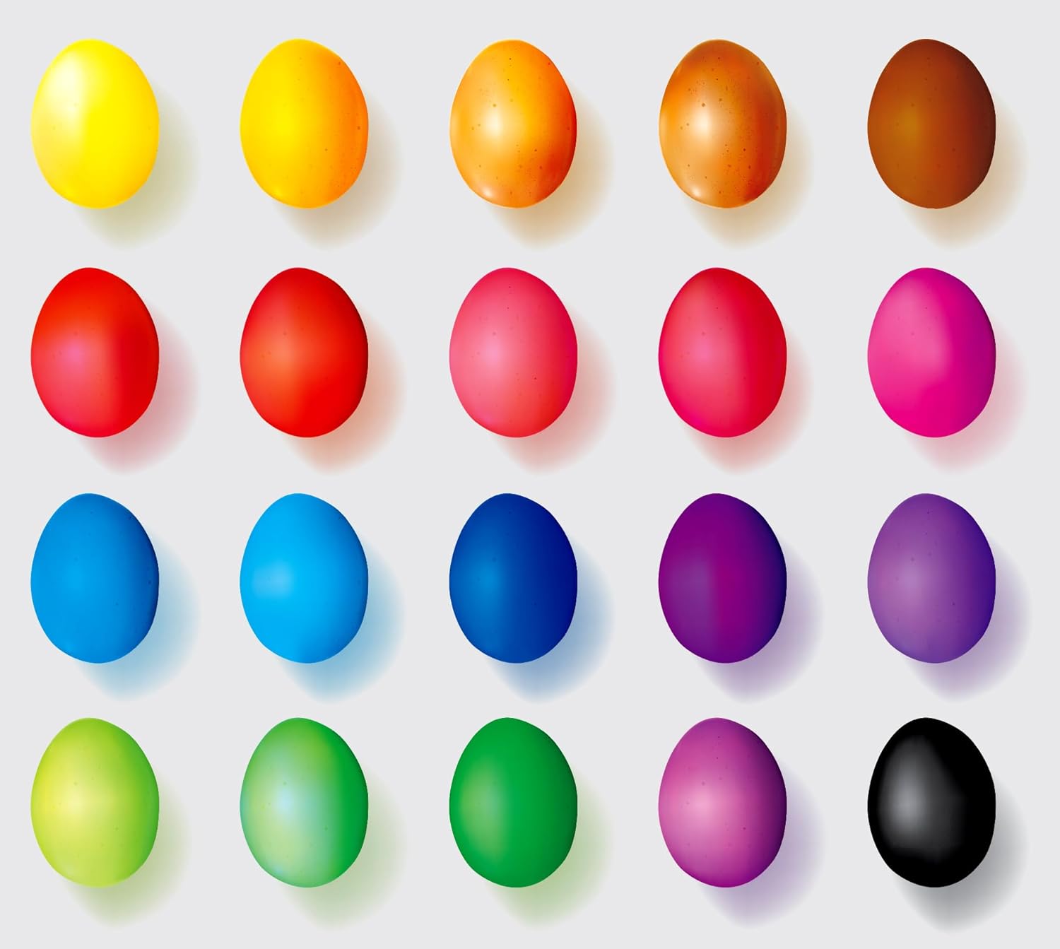 Pysanky Easter Eggs Decorating Dyes, Set of 20, Powder Form, Non Edable, Multicolor