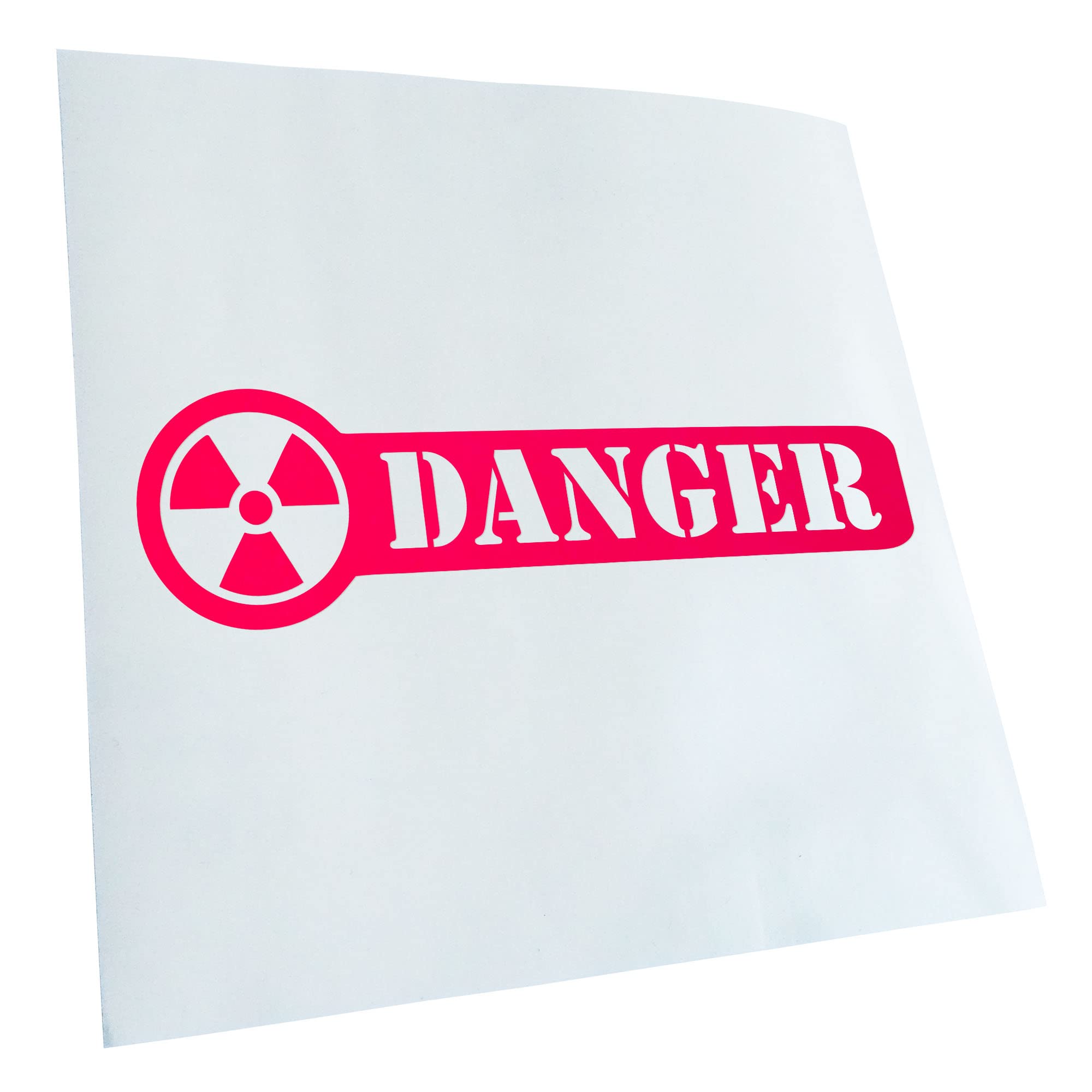 Kiwistar - Car Sticker - Danger Danger Warning - Rear Window Car Sticker Weatherproof for Car Truck Moped Truck - Sticker Exterior Self-Adhesive Tuning Accessories for Window Vehicle Window