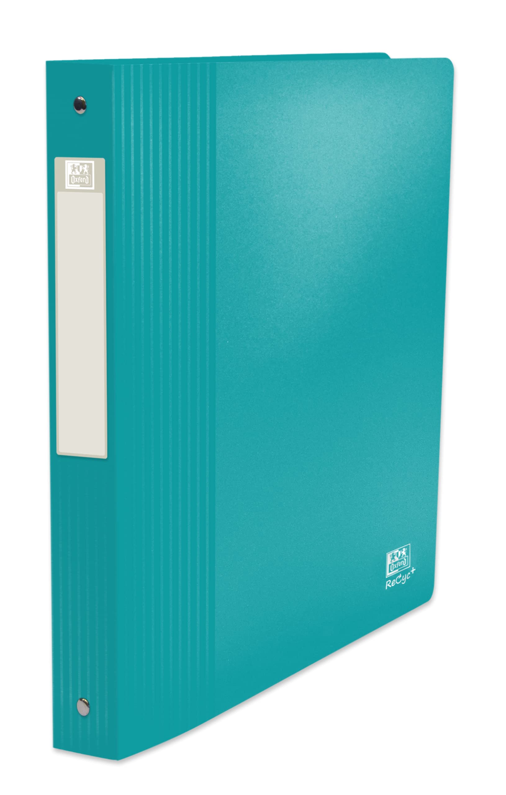 OXFORD School Life Recyc+ Folder A4XL 40 mm Spine 4 Round Rings Recycled Polypropylene Cover Assorted Colours - Image 4