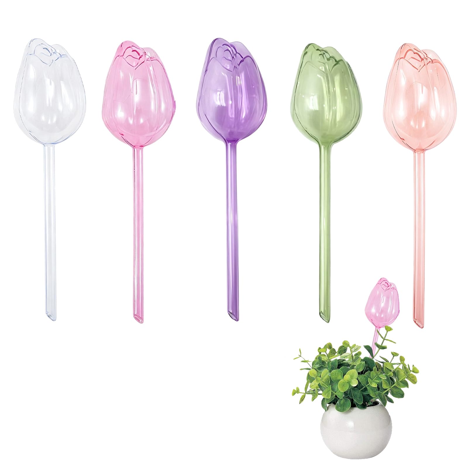 5PCS plant watering ball set, automatic watering plugs for indoor plants