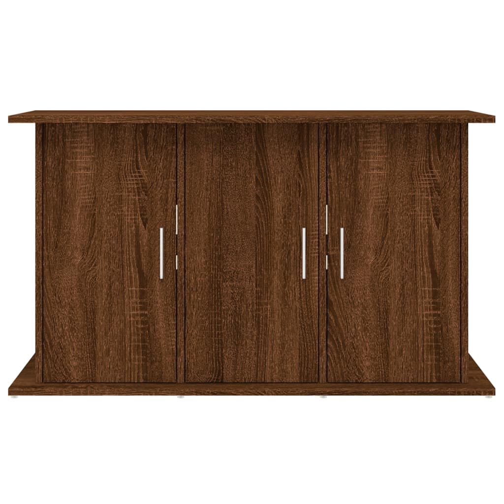 vidaXL Soporte de Acuario Madera ingeniería marrón Roble 101x41x58 cm