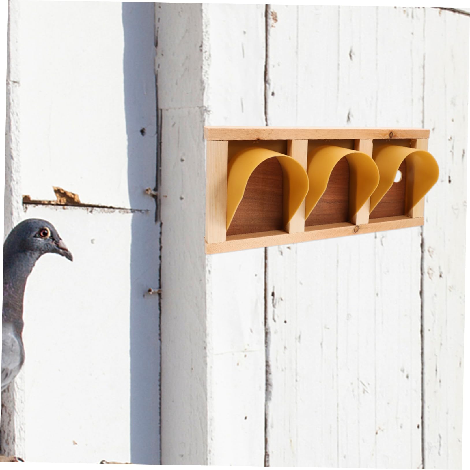 Puerta de Madera para Jaula de Palomas Diseño Europeo Resistente al Clima Barreras para Palomares y Salto de Palomas
