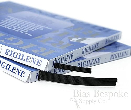 Miniatura 2 de Caja de 50 yardas de deshuesado de poliéster Rigilene, 14" de ancho, negro