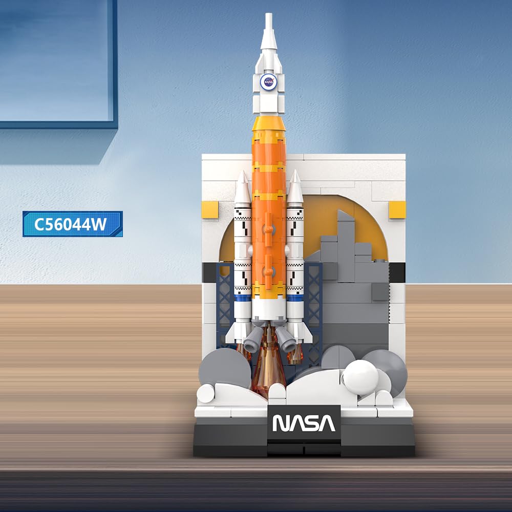 Amazon.com: CaDA C56044W NASA SLS Rocket Building Block Model